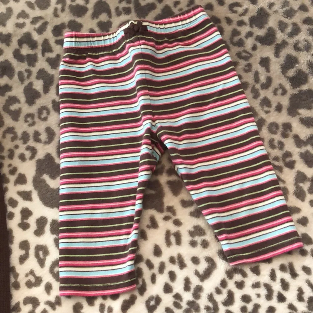 babyGap Playtime Brannan’s  Favorites Leggings Bundle Brown Stripe 18-24 Months